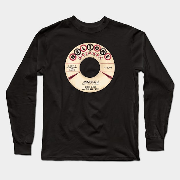 Dick Dale & The Del Tones "Misirlou" Long Sleeve T-Shirt by counting crasher